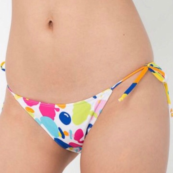 American apparel Biarritz Side Tie Bikini Bottom super blob size L - Picture 1 of 14